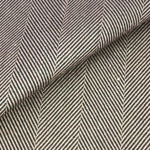 Clarence House Palissandre Charbon Luxury Herringbone